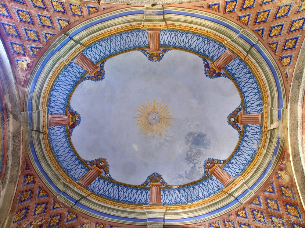 Candelo (Biella) - Soffitto della cappella di Santa Marta nella Chiesa di Santa Maria Maggiore